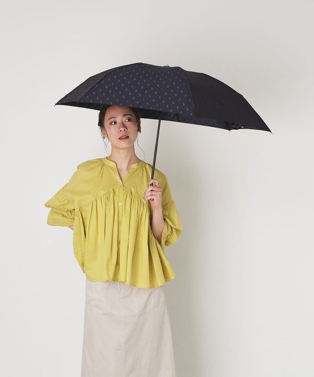 MOONBAT 【日本製】POLO RALPH LAUREN(ポロ ラルフローレン)折りたたみ傘 ポロポニージャカード ダークネイビー