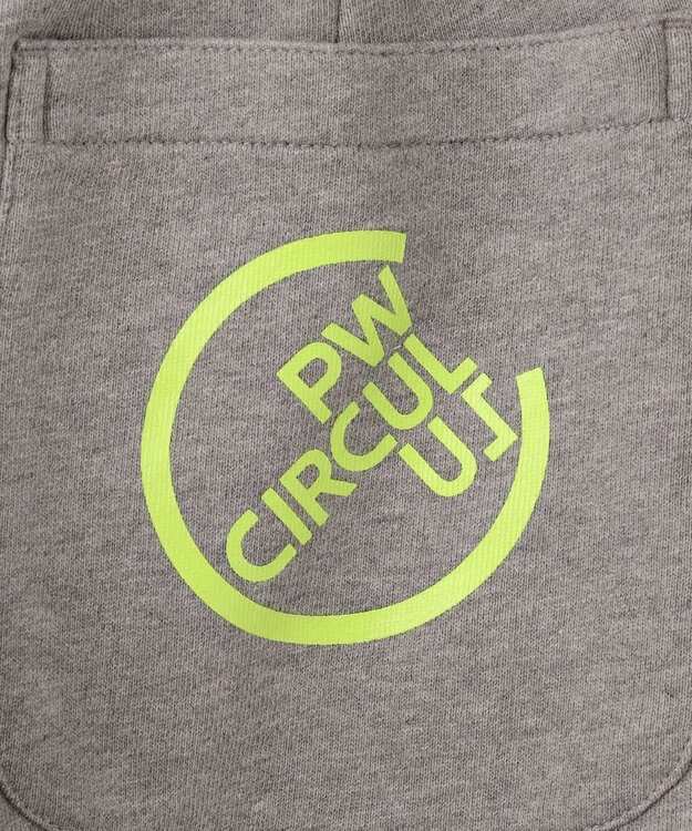 PW CIRCULUS 【MEN】アスレジャー 裏毛 サイドプリント ジョガーパンツ ライトグレー系