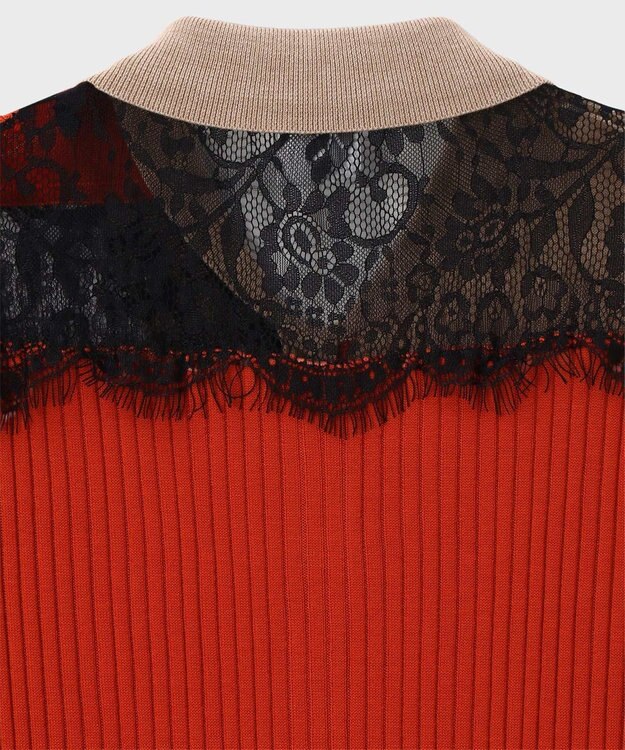 Paul Smith レース カラーブロック ワンピース レッド