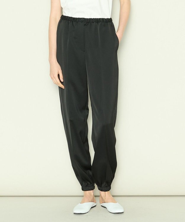 JOSEPH 【洗える】ドレーピーベネシャン　イージートラウザーズ Black