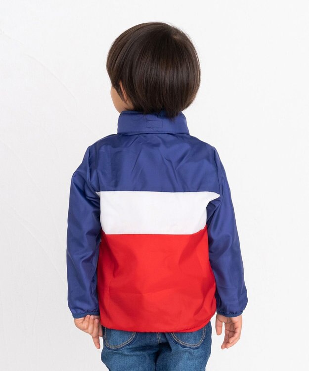 MIKI HOUSE HOT BISCUITS 【80-130cm】 ウィンドブレーカー 赤×紺