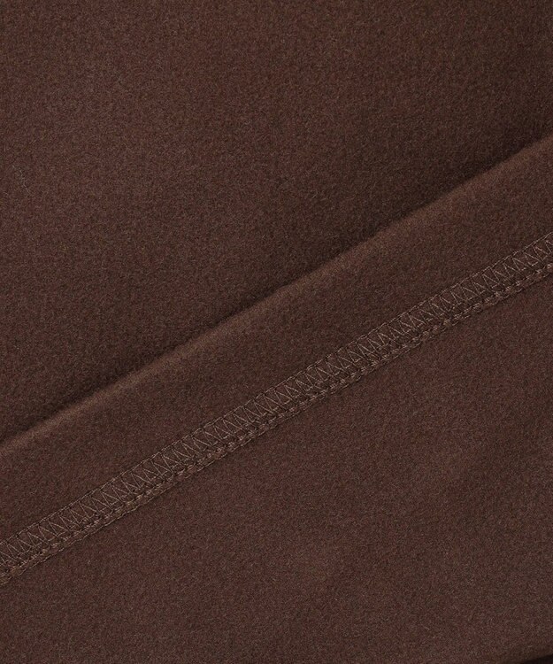 PW CIRCULUS 【起毛素材であたたか】【WOMEN】スピンドル付 両面起毛タートルネック ゴルフウェア レディース ダークブラウン系