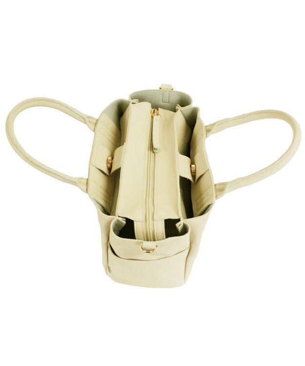 ROOTOTE 3662【きちんと感と頼れる収納力】LT.デリ.オブロング-A 04：アイボリー