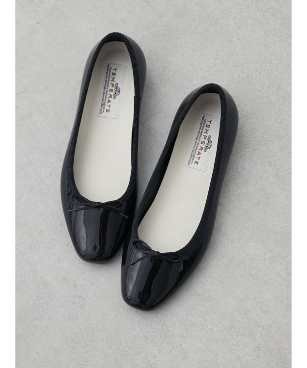 Green Parks ■ＴＥＭＰＥＲＡＴＥ　ＥＭＭＡ　バレエシューズ Black