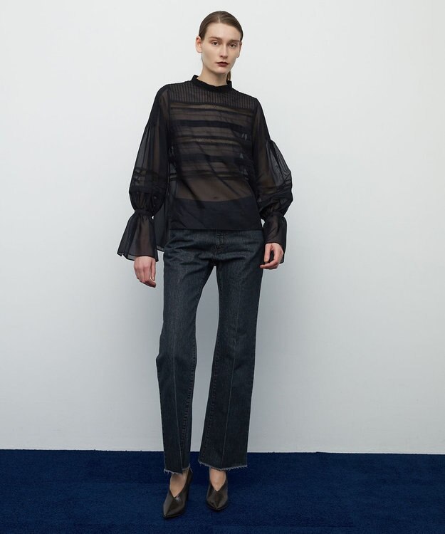 BEIGE， MONSIGNY / レースブラウス Black