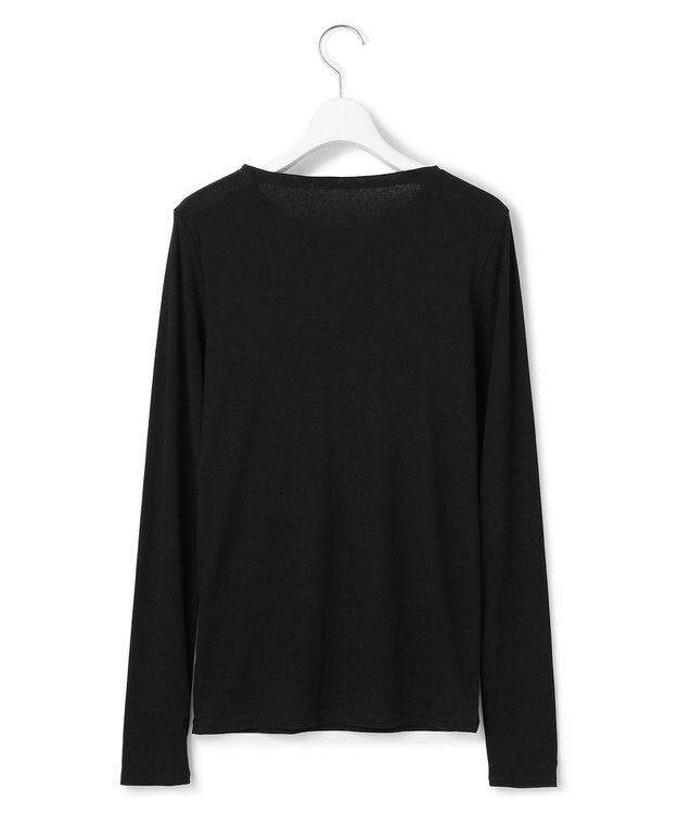 23区 S 【滝沢眞規子さん着用/洗える】シアーレイヤード カットソー ブラック系