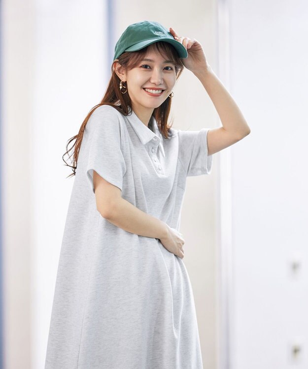 Tiaclasse 【洗える】ポロシャツワンピース エクリュ