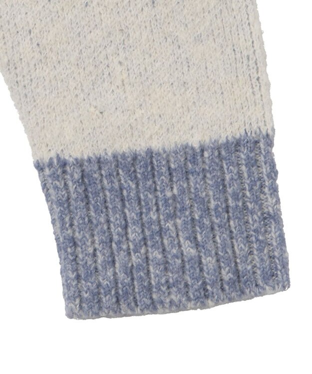 WEGO フラッフィーグラフィックちびニット オフホワイト