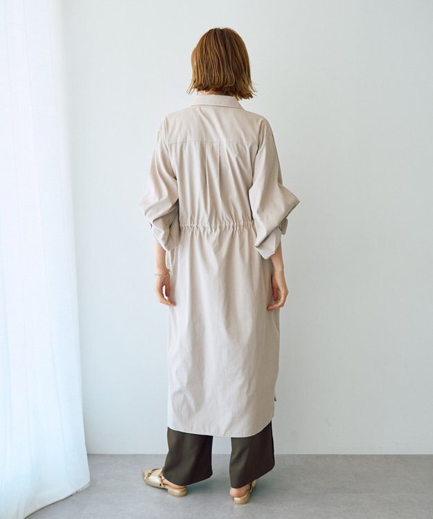 YECCA VECCA 【UVカット】2way袖バルーンワンピース Beige