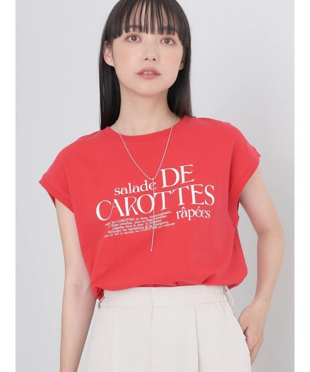 earth music&ecology ｓａｌａｄｅ　ＤＥ　ＣＡＲＯＴＴＥＳ　ｒａｐｅｅｓノースリＴ Red