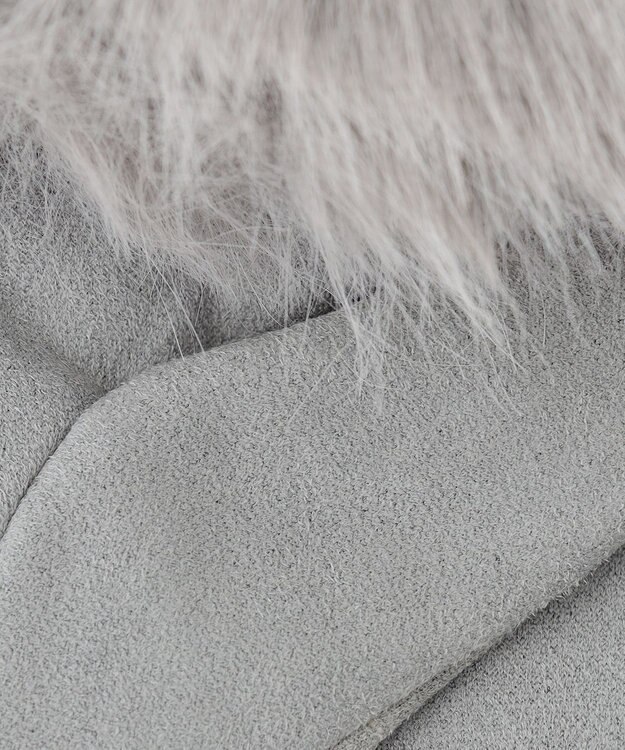 TOCCA FAKE SUEDE FUR HANDWARMER 手袋 ライトグレー系