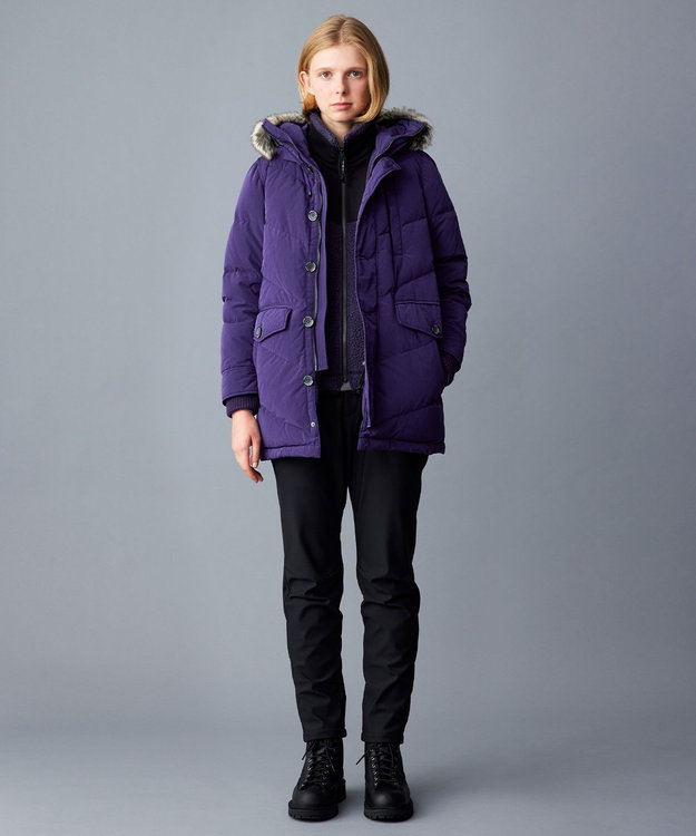 JOSEPH ABBOUD MOUNTAIN 【2WAYストレッチ/防風性/撥水性/透湿性/保温性】トリコットフリース パンツ ブラック系