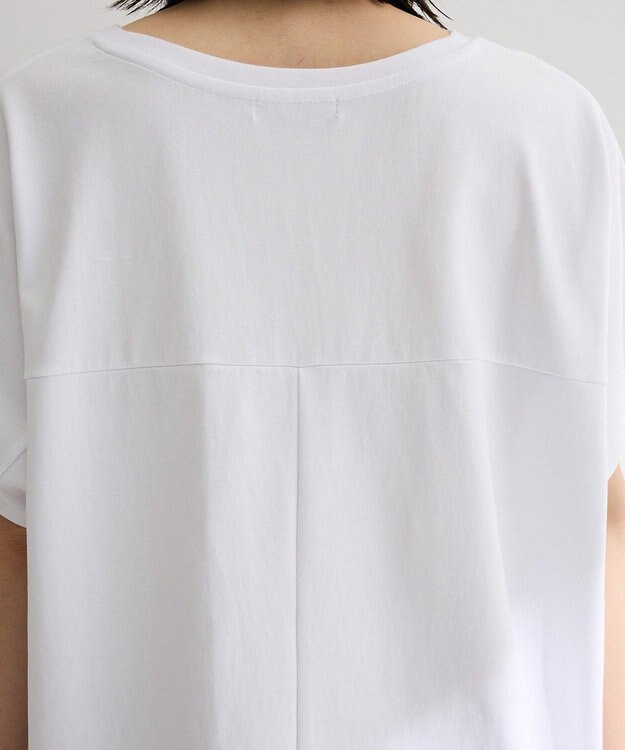 Green Parks 超冷感ドロストフレンチプルオーバー Off White