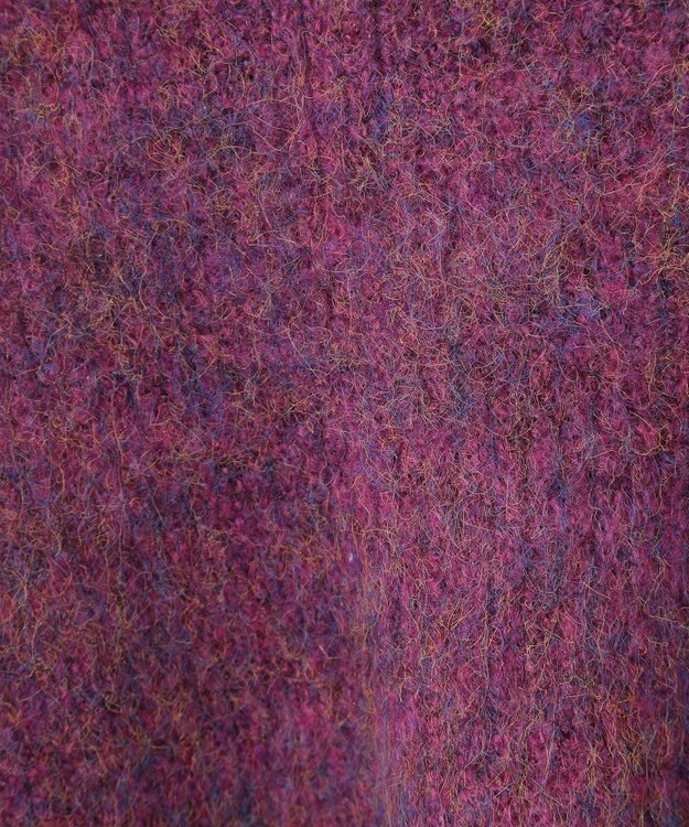 Green Parks ・ＥＬＥＮＣＡＲＥ　ＤＵＥ　ミックスシャギーニット Purple