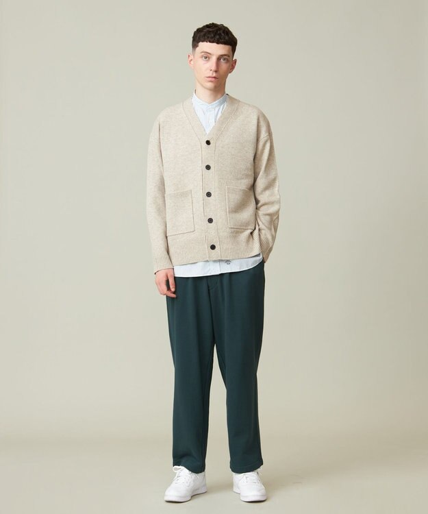 J.PRESS YORK STREET 【UNISEX】NEW ENGLAND ニットカーディガン ベージュ系