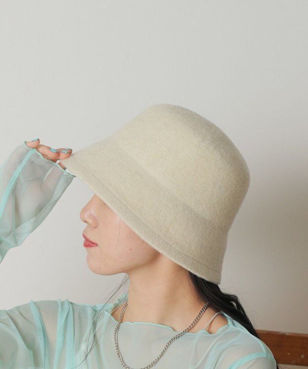 WEGO フェルトクローシュハット オフホワイト