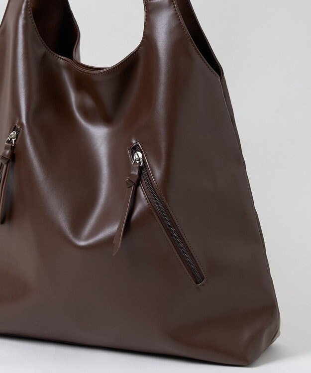 WEGO トライアングルトート ブラウン