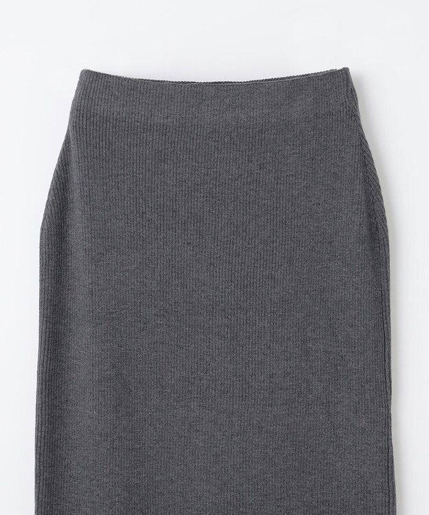 ANY ニットタイトスカート チャコール