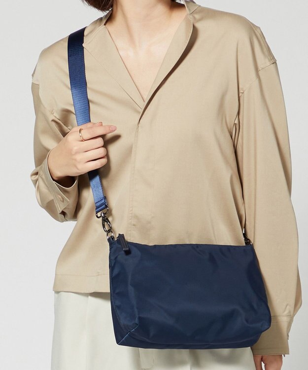 Y'SACCS 【Y’SACCS vous et】ドットジャカード マルチウェイトート Sサイズ ネイビー