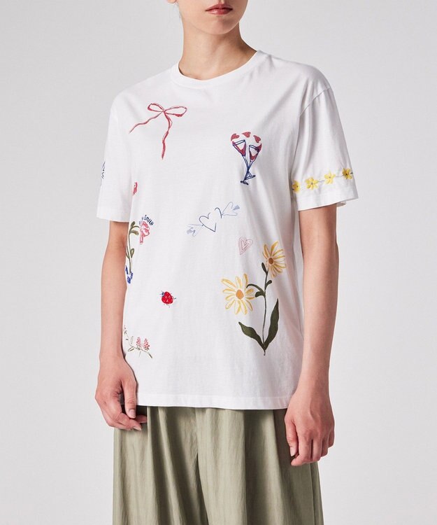 Paul Smith Daisy Chain Doodle 半袖Tシャツ ホワイト
