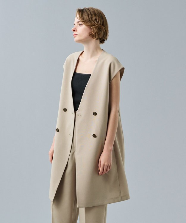 uncrave リブ キャミソール(カップ付き) ブラック