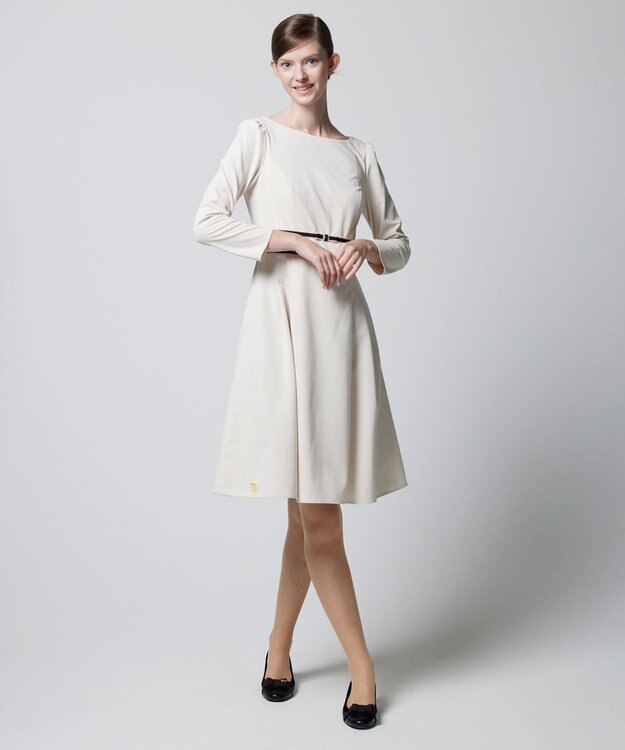 TOCCA 【消臭＆洗える】HOLY RIBBON ドレス ベージュ系