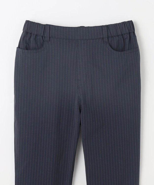 ANY L 【新色追加/洗濯機可/UVカット/ウエストゴム/ストレッチ】7daysデイリーパンツ ストライプ