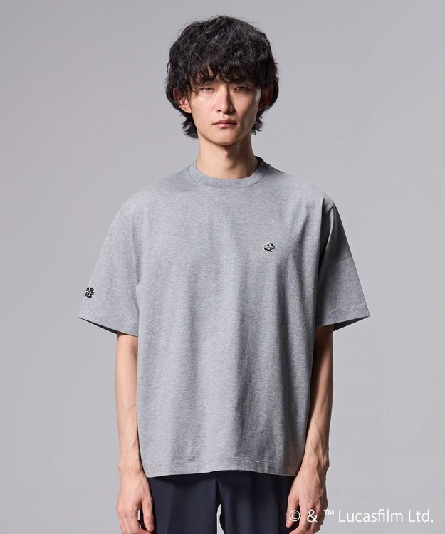 JOSEPH HOMME 【WEB限定】【スター・ウォーズ 】 JOSEPH HOMME スター・ウォーズ / リラックスフォルム クルーネックワッペンＴシャツ ライトグレー系