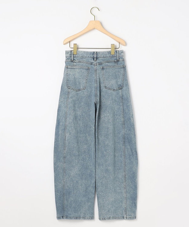 組曲 L 【加藤ローサさん着用】ライトデニムカーブパンツ ブルー系