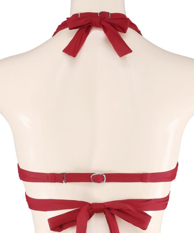 San-ai Resort（三愛水着楽園） ナチュラルだけどしっかり盛れる【ナチュラルアップブラ】　ノンワイヤービキニ　9M　【San-ai Resort（サンアイリゾート）】 レッド