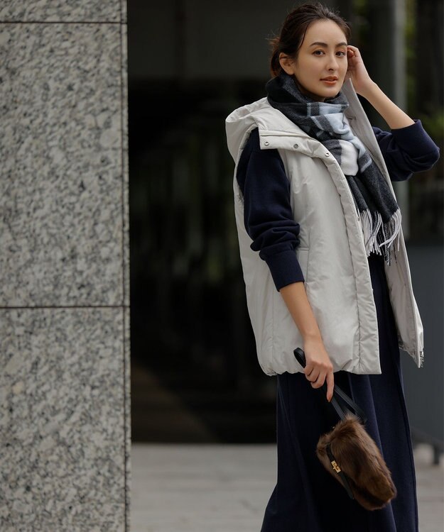 23区 【CLASSY.1月号掲載】VIOLAd'ORO FITCH ファー ショルダー バッグ ダークブラウン系