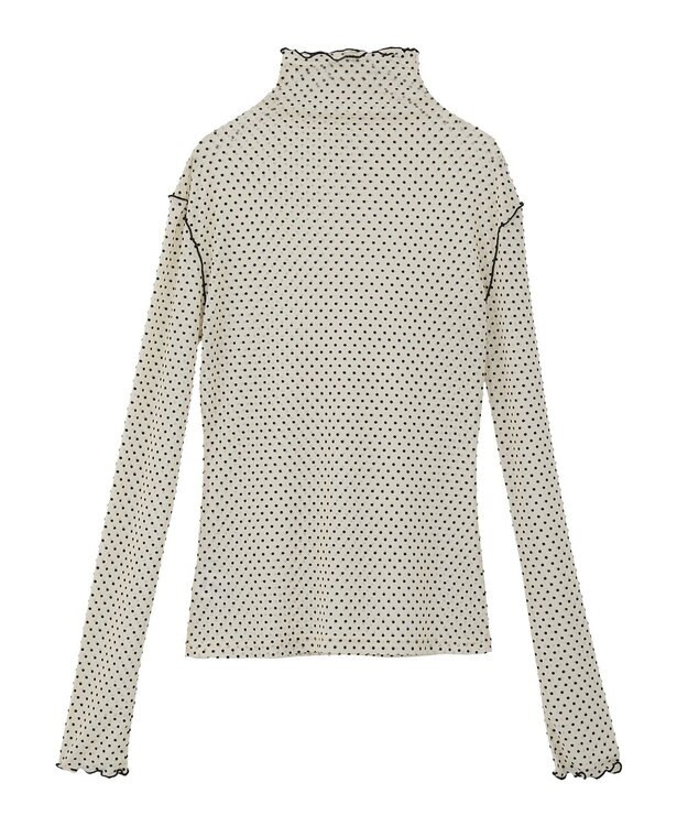 Green Parks ・ＡＮＤＳＥＡＲＣＨ　ドットチュールハイネック Ivory