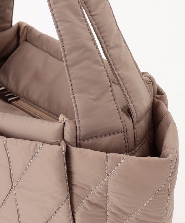 Y'SACCS 【Y’SACCS vous et】キルティングボックストート　Sサイズ ベージュ