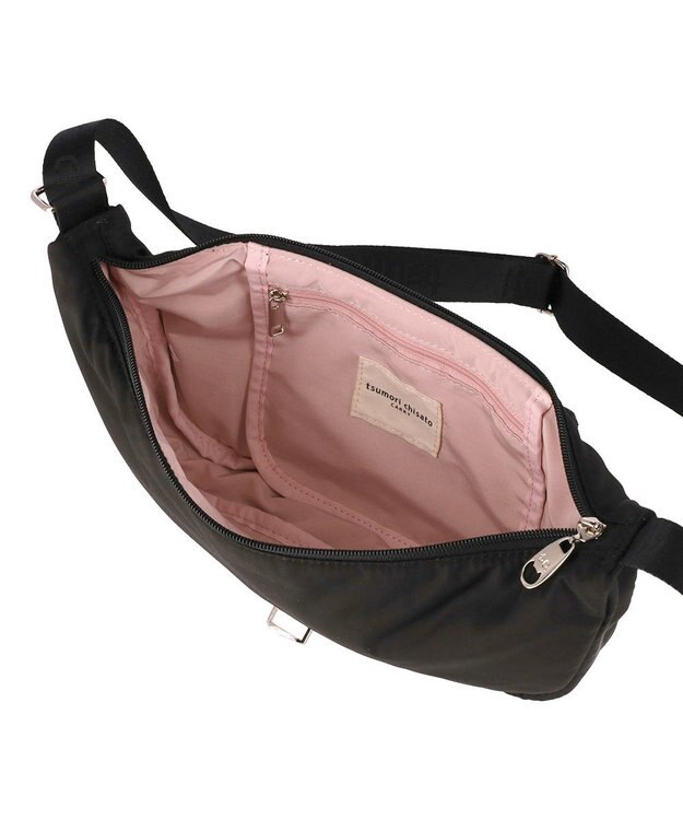 tsumori chisato CARRY ネコメタル ショルダーバッグ ブラック