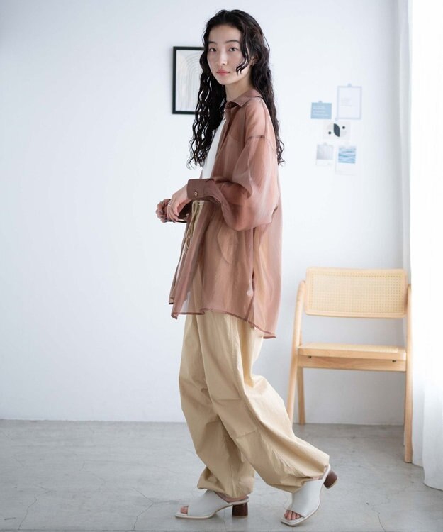 WEGO パラシュートパンツ ベージュ