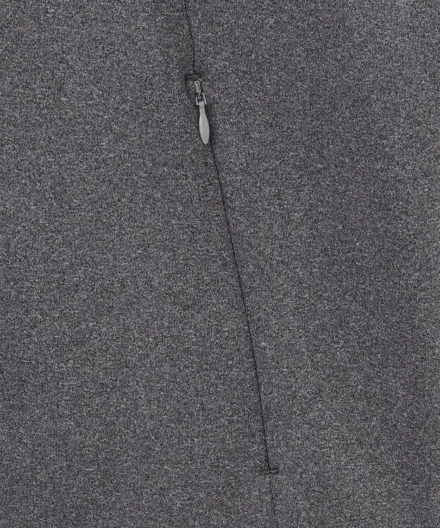 PW CIRCULUS 【MEN】【洗える/吸汗速乾/ストレッチ】ダンボール ロゴ ジップアップ パーカー ライトグレー系