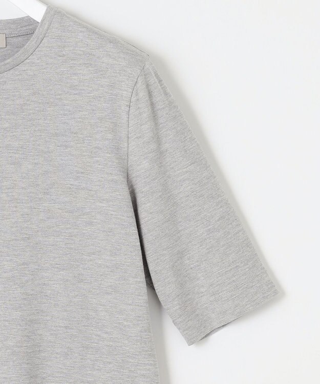 UNFILO L 【汗ジミが目立たない/吸水速乾】マルチエフェクト　二の腕スッキリTシャツ グレー