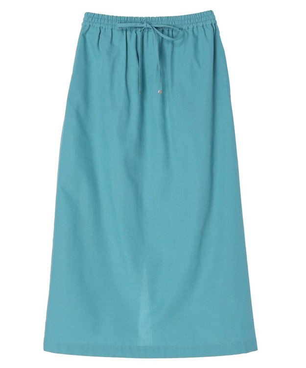Green Parks 綿麻混イージータイトスカート Mint