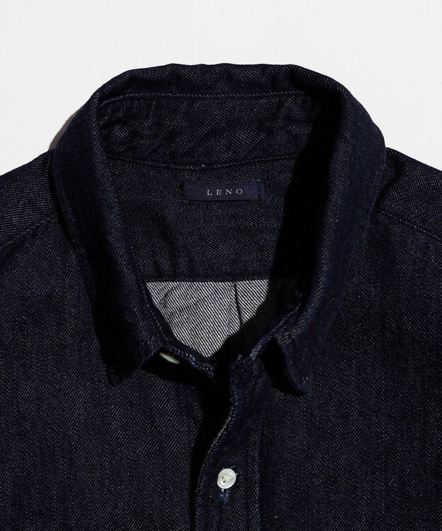 LENO DOUBLE POCKETS SHIRTS《UNISEX》デニムシャツ INDIGO