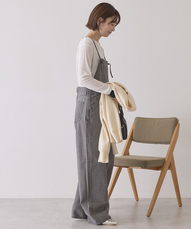 AMERICAN HOLIC デニムサロペット Gray