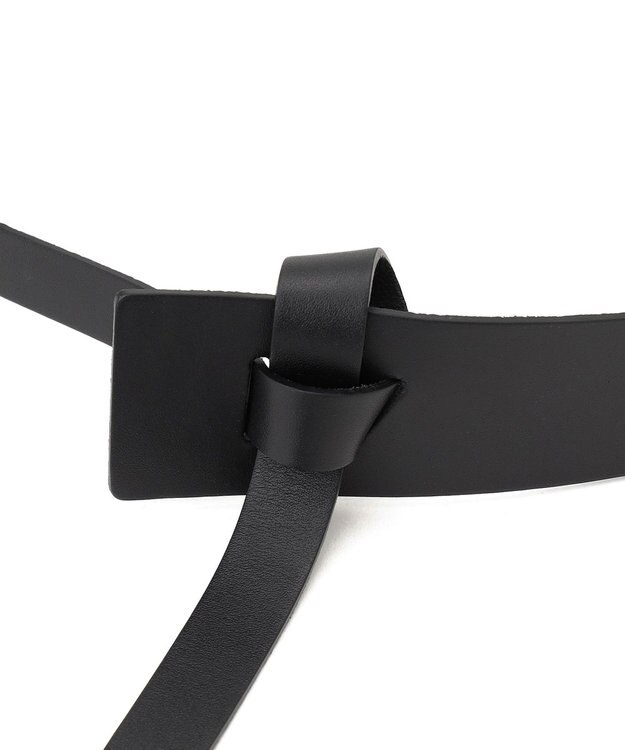 23区 バックルレス ベルト ブラック系