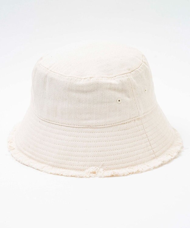 WEGO フリンジバケットハット ホワイト