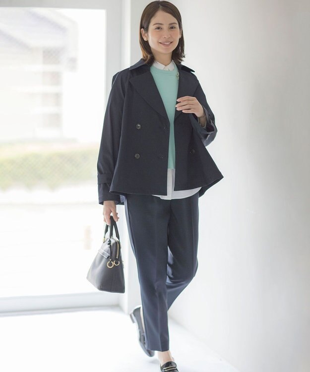 組曲 スウェットライクニットプルオーバー ミント系