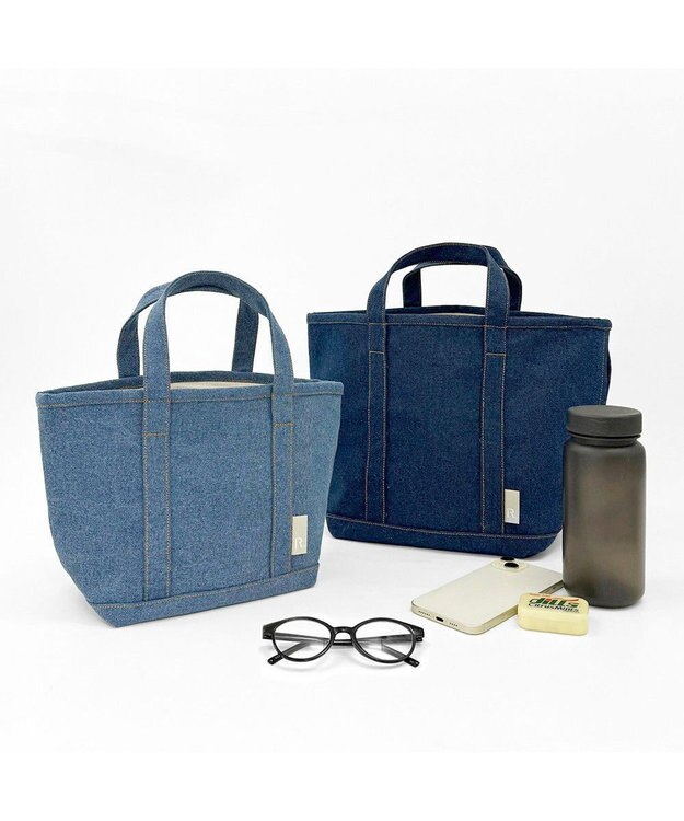 ROOTOTE 1049【舟型フォルム】 SN.ミディアム.デニム-A 02：ネイビー