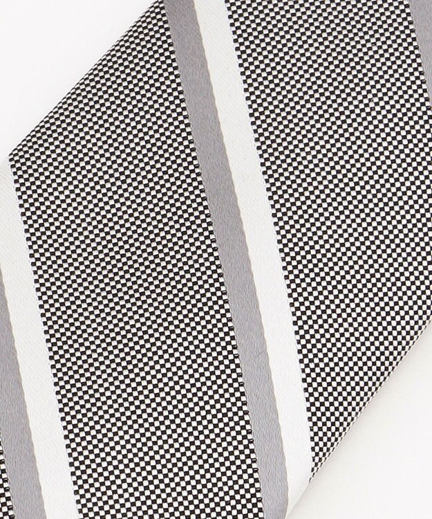 J.PRESS MEN 【FOMARL COLLECTION】レジメンタル フォーマルネクタイ ライトグレー系1