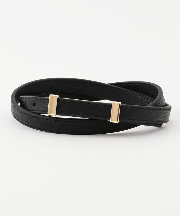 ANY メタル細 ベルト ブラック系