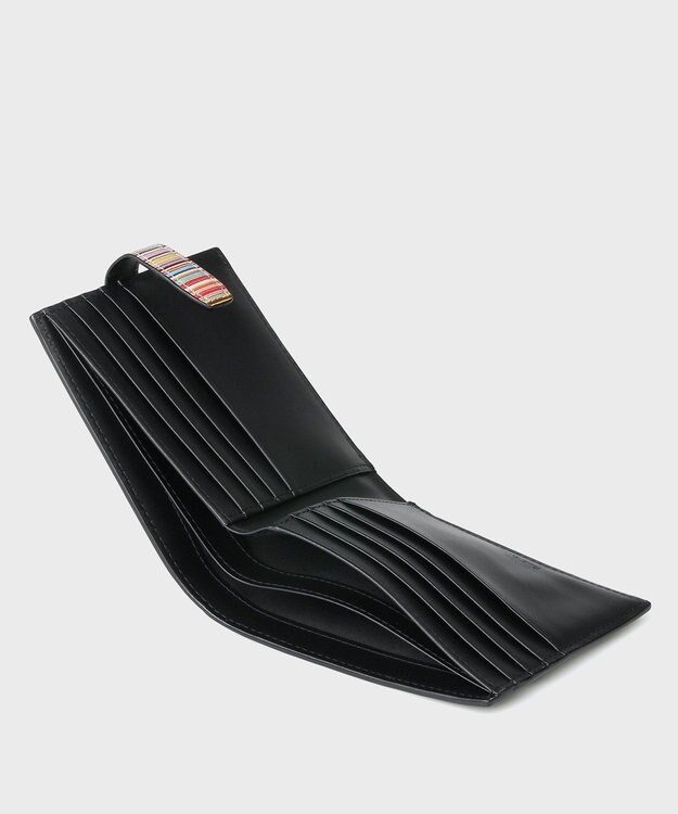 Paul Smith シグネチャーストライプタブ  札入れ ブラック