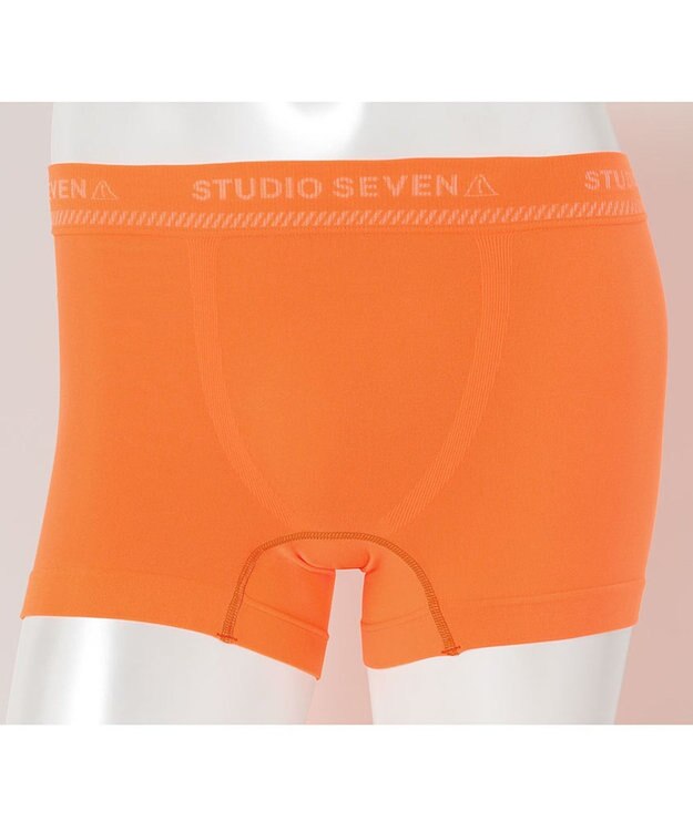 WACOAL MEN メンズ <STUDIO SEVEN>コラボ 【PANTS HOLIC】 ボクサーパンツ ワンサイズ(S-LL) 立体成型 適度なフィット感 前閉じ 下着 GT3777 /ブロス オレンジ