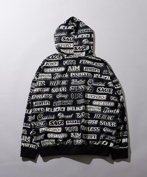 WEGO 総柄BIGプルパーカー 柄1