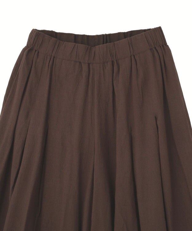 YECCA VECCA ドライタッチシアーキュロットパンツ Brown
